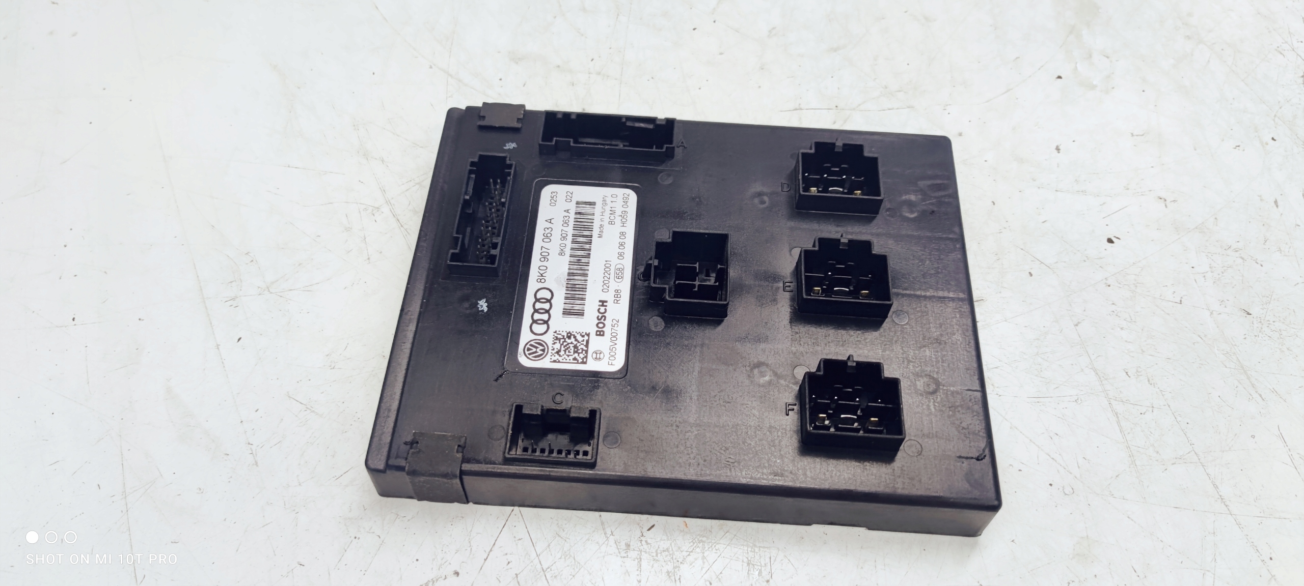 UNITÉ COMMANDE CONFORT AUDI A4 B8 A5 8T Q5 8R 8K0907063A