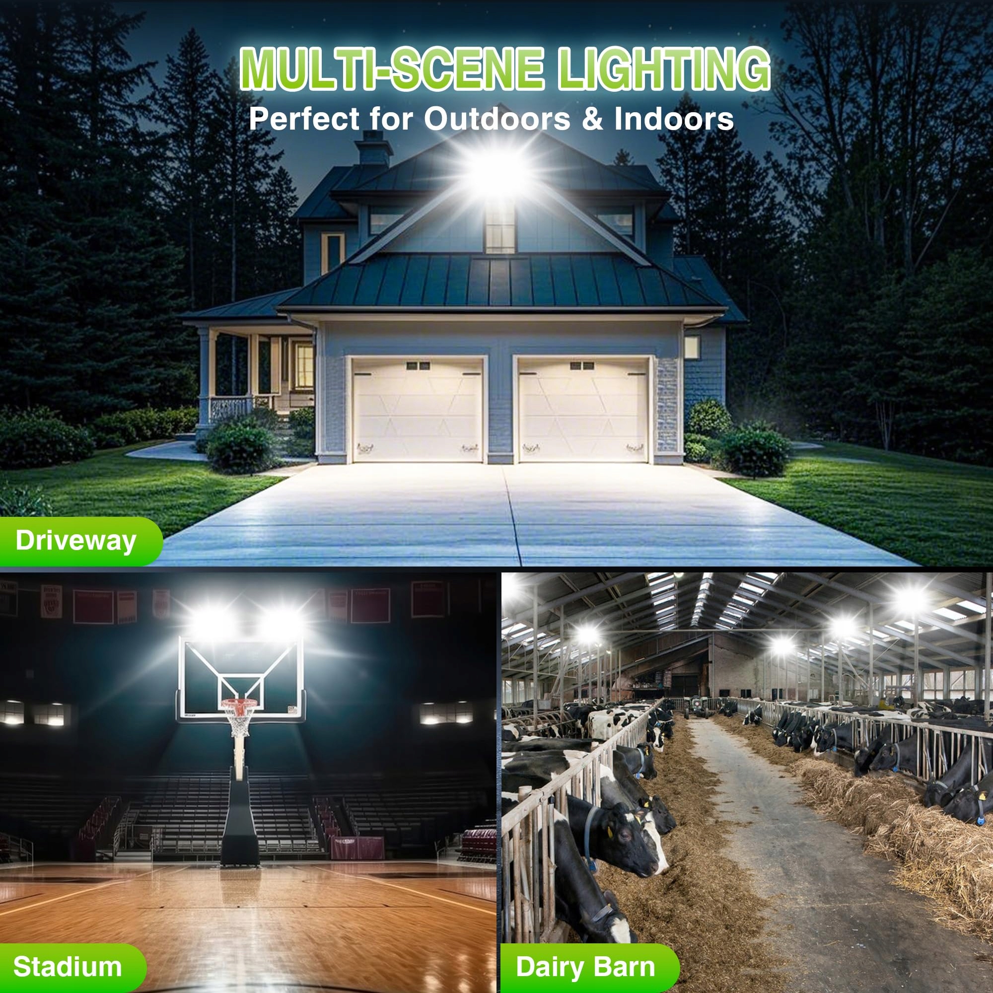 Naświetlacz LED 150W 15000lm IP66 Wodoodporny 6000K Mocny STASUN — miniatura 5