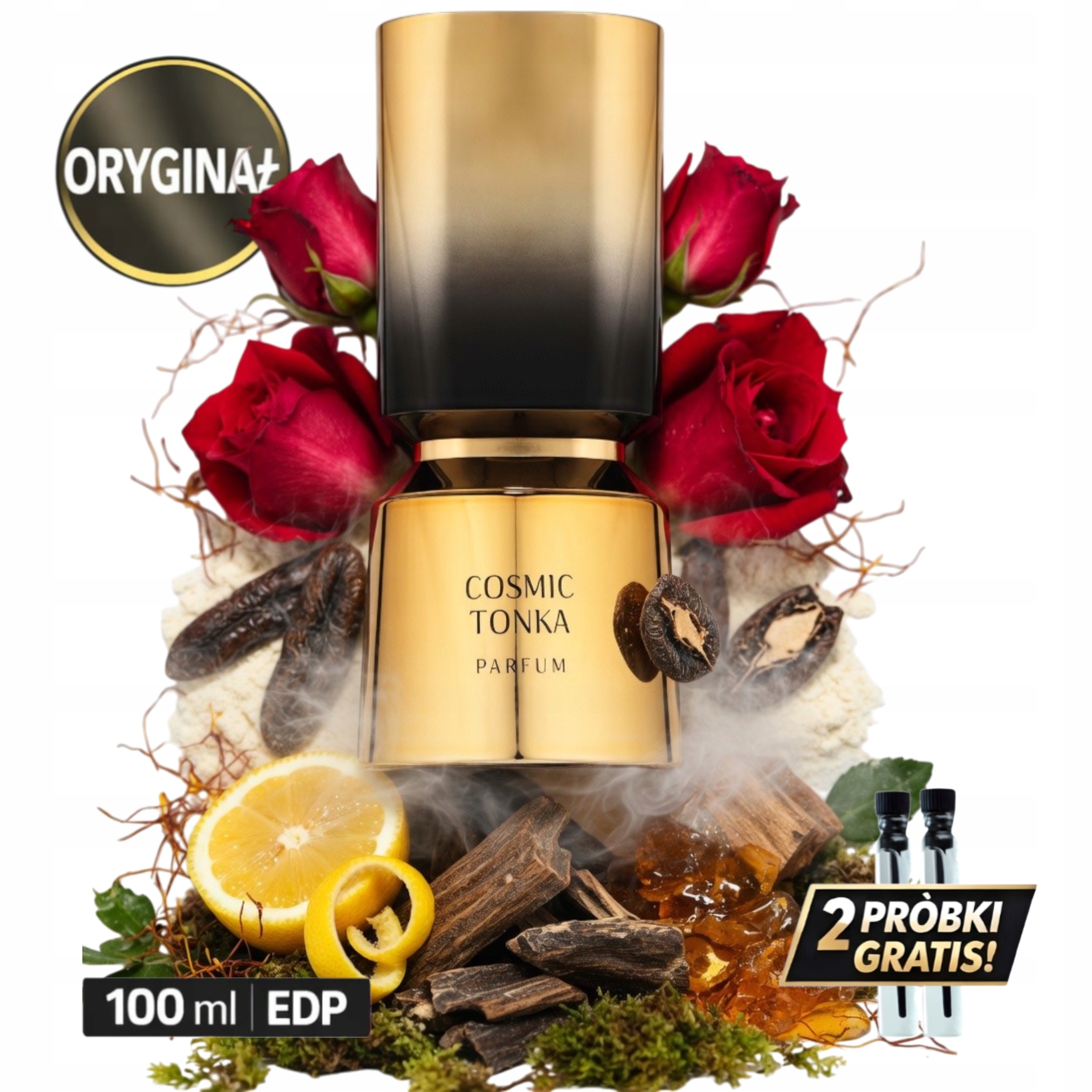 Perfumy French Avenue Cosmic Tonka 100ml 2 Próbki