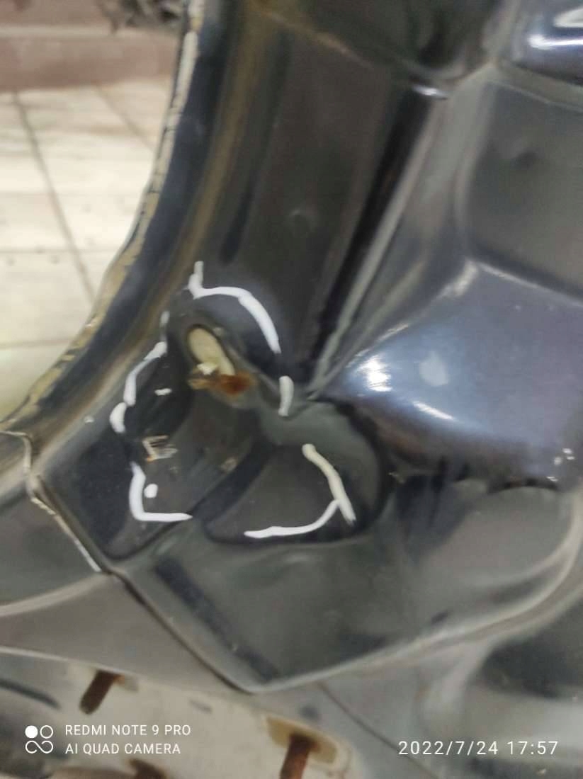 quarter rear part right side Mazda 6 3 2015