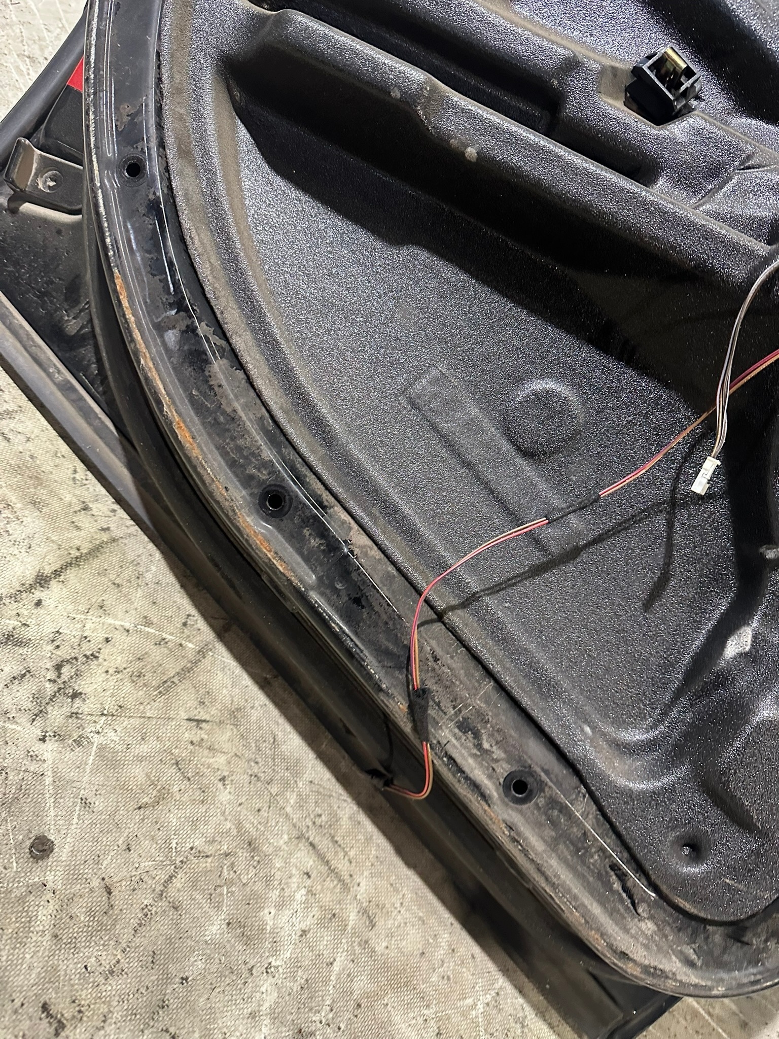 tür links heck BMW E39 sedan FL SCHWARZ II 668/9