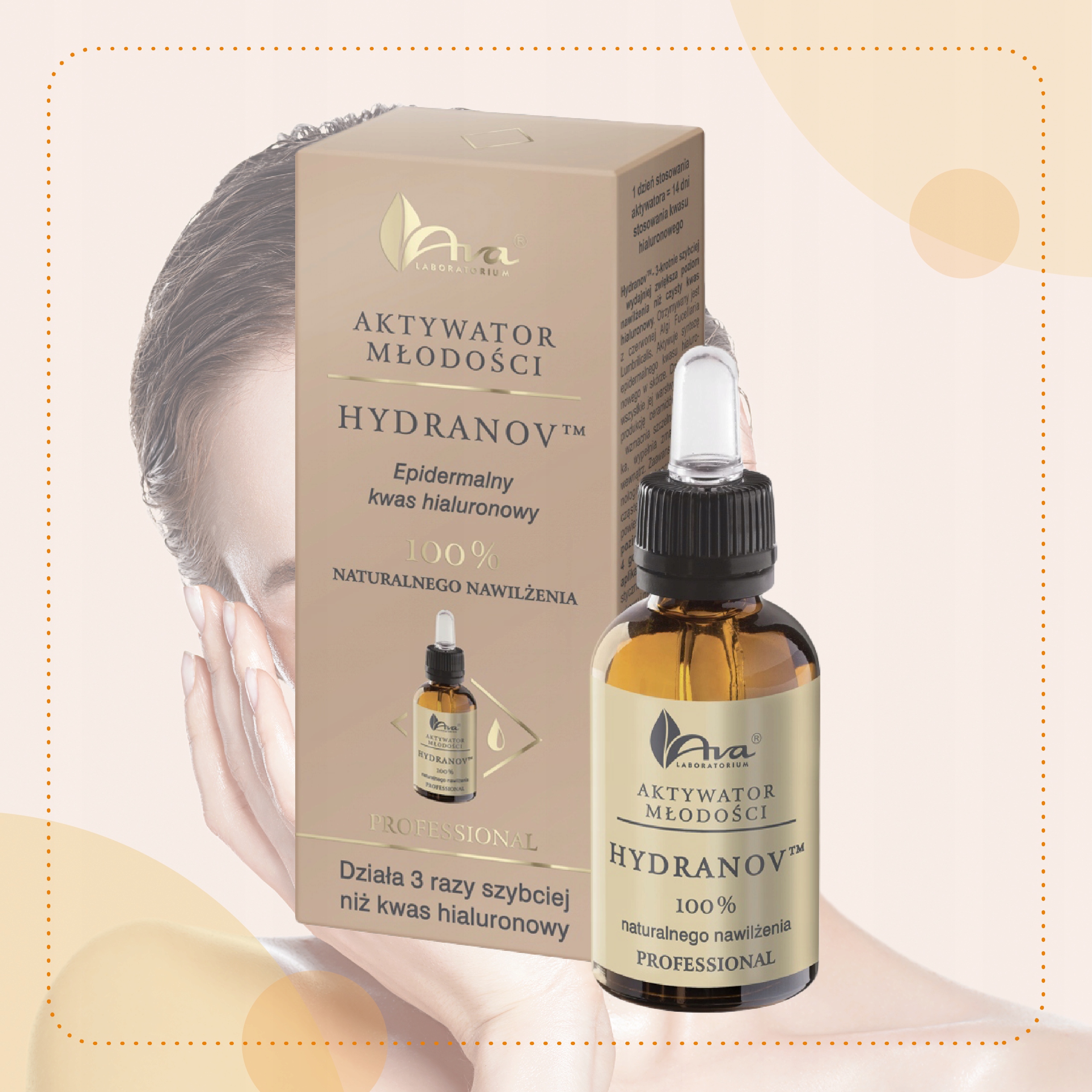 Ava Aktywator serum do twarzy nawilżające Młodości Hydranov 30 ml Typ skóry Sucha