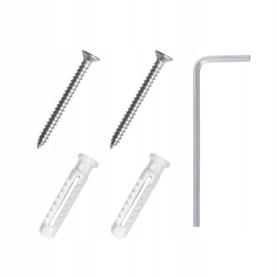 UCHWYT NA PAPIER TOALETOWY ŁAZIENKOWY ŚCIENNY CHROM METALOWY SREBRNY KOŁKI Wysokość produktu 10 cm