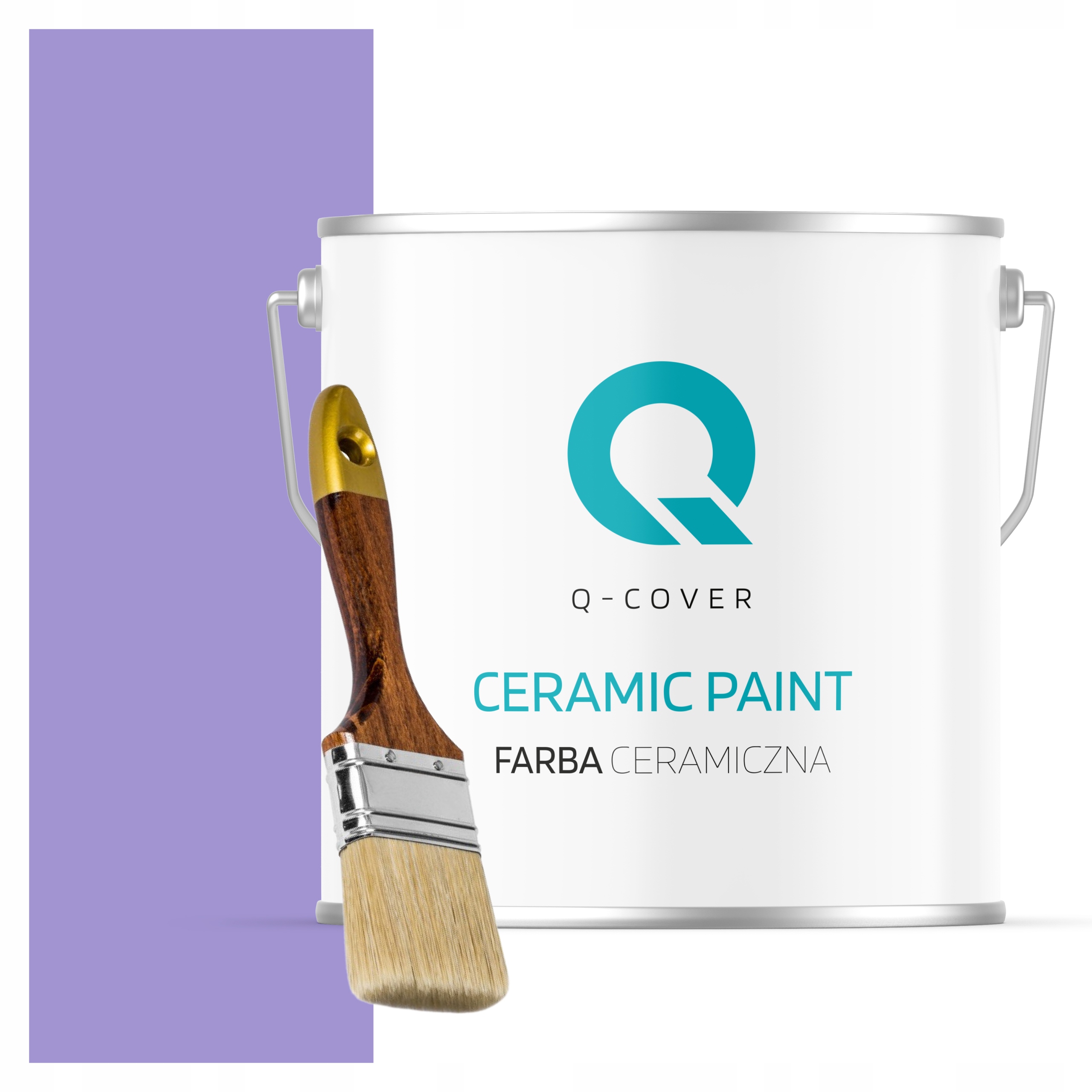 Fialová Keramická Farba Na Stenu H2733 5L Mat Poľský Výrobca Štetec