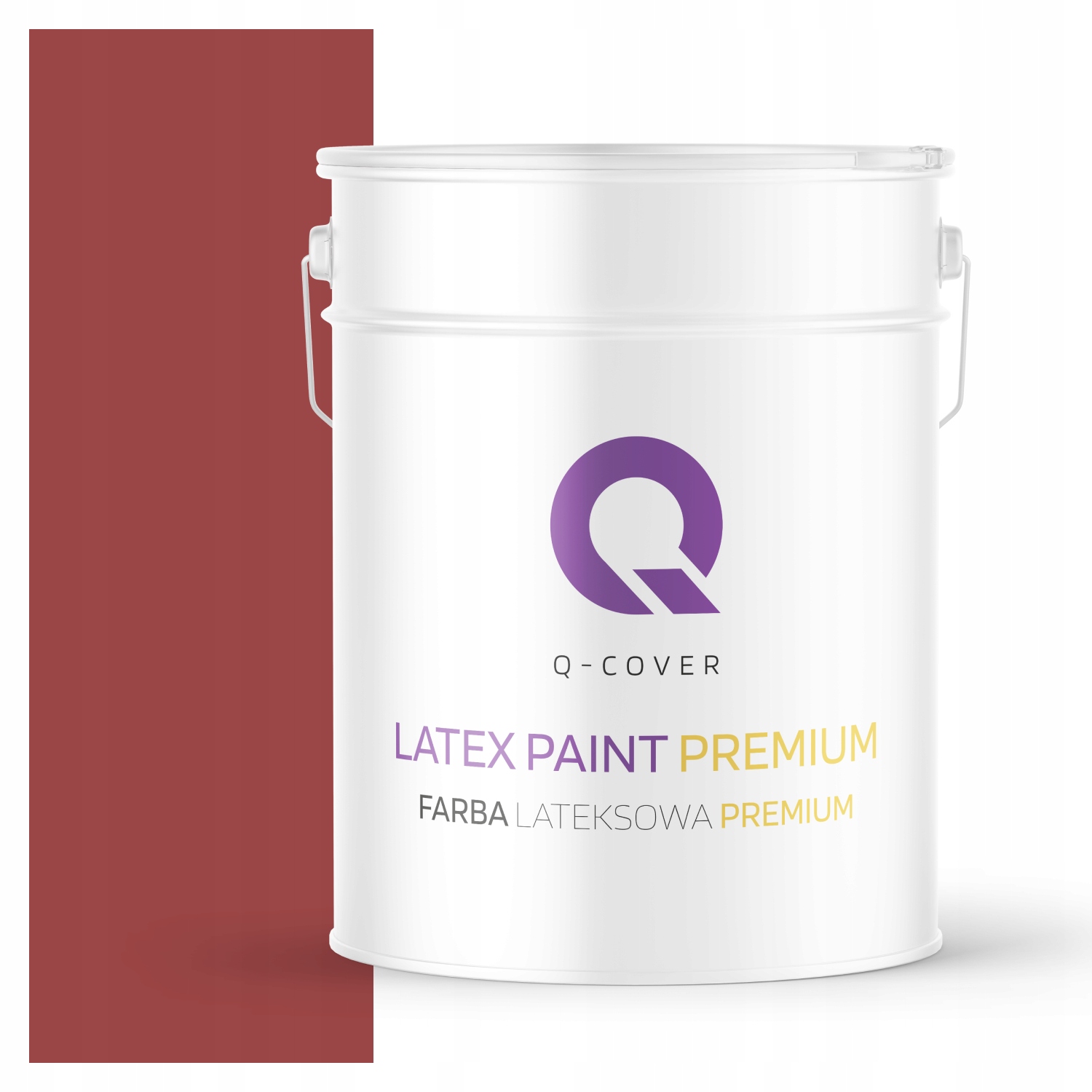 Umývateľná Farba Odolná Voči Škvrnám Na Stenu Červená Tmavá H3412 Matná 10 L