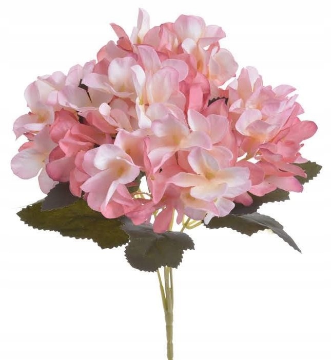 

Bukiet Hortensja sztuczne kwiaty x5 29 cm Różowy
