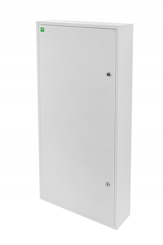 Rozdzielnica natynkowa metalowa z zamkiem Kraft 7x24 Pe+n IP30