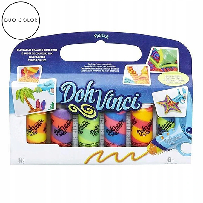 

Play-doh Ciastolina Tubki Doh Vinci Kolorowe 6szt