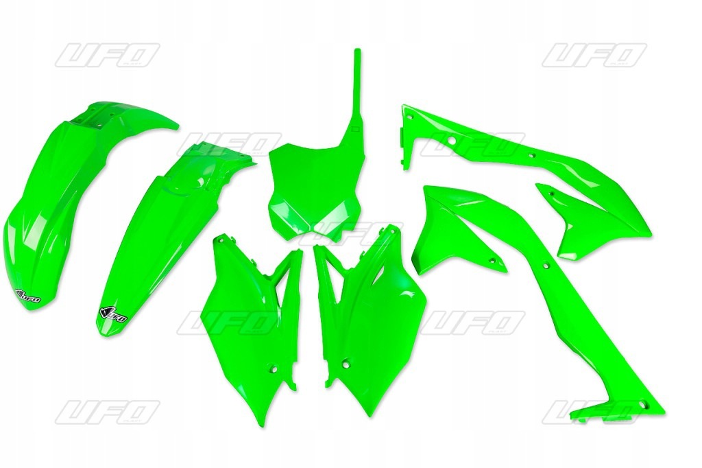 Ufo Sada Plastov Kawasaki Kxf 450 '16-'17 Farba Zelená Fluo