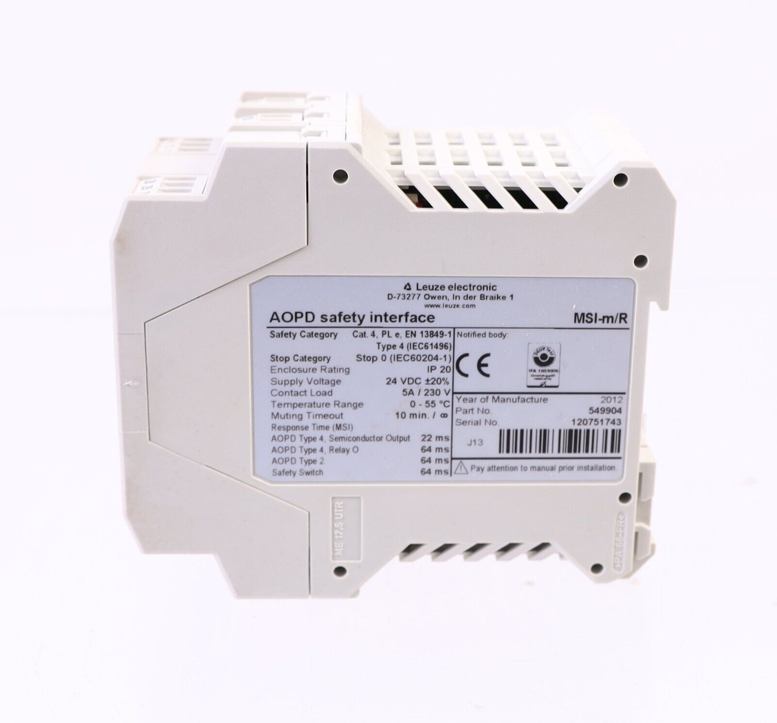 LEUZE MSI-M/R 549904 ! NEW ! Marka inny