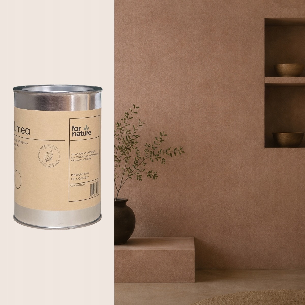 Barva – přírodní ekologická limetková prodyšná barva