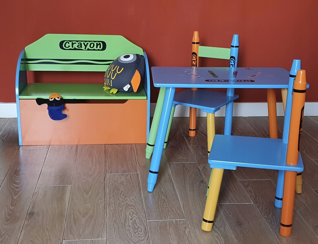 HIT! ŁAWECZKA DLA DZIECI ZE SCHOWKIEM - NOWOŚĆ! Kolekcja Kredki