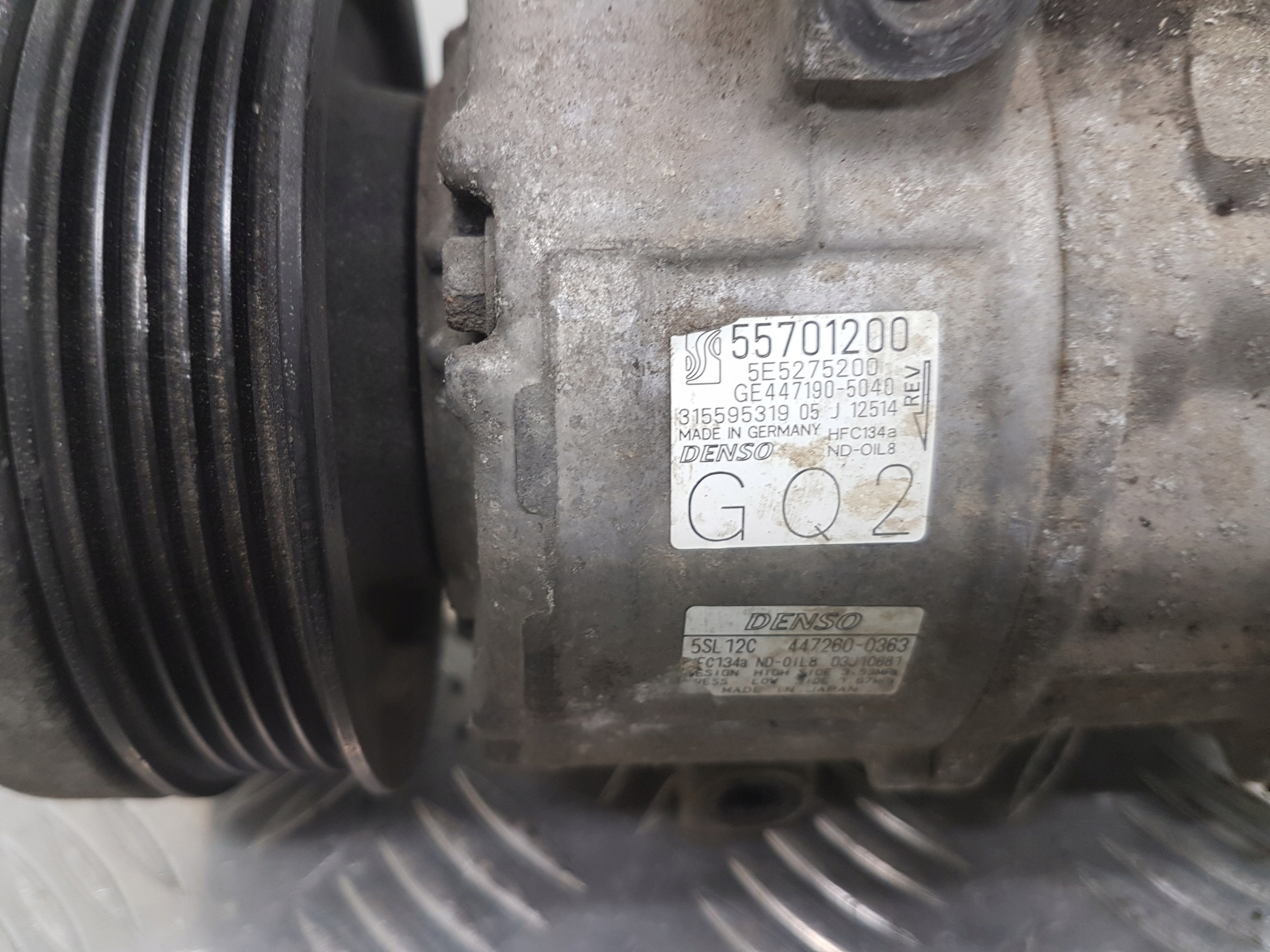 compressore aria condizionata OPEL CORSA D 55701200