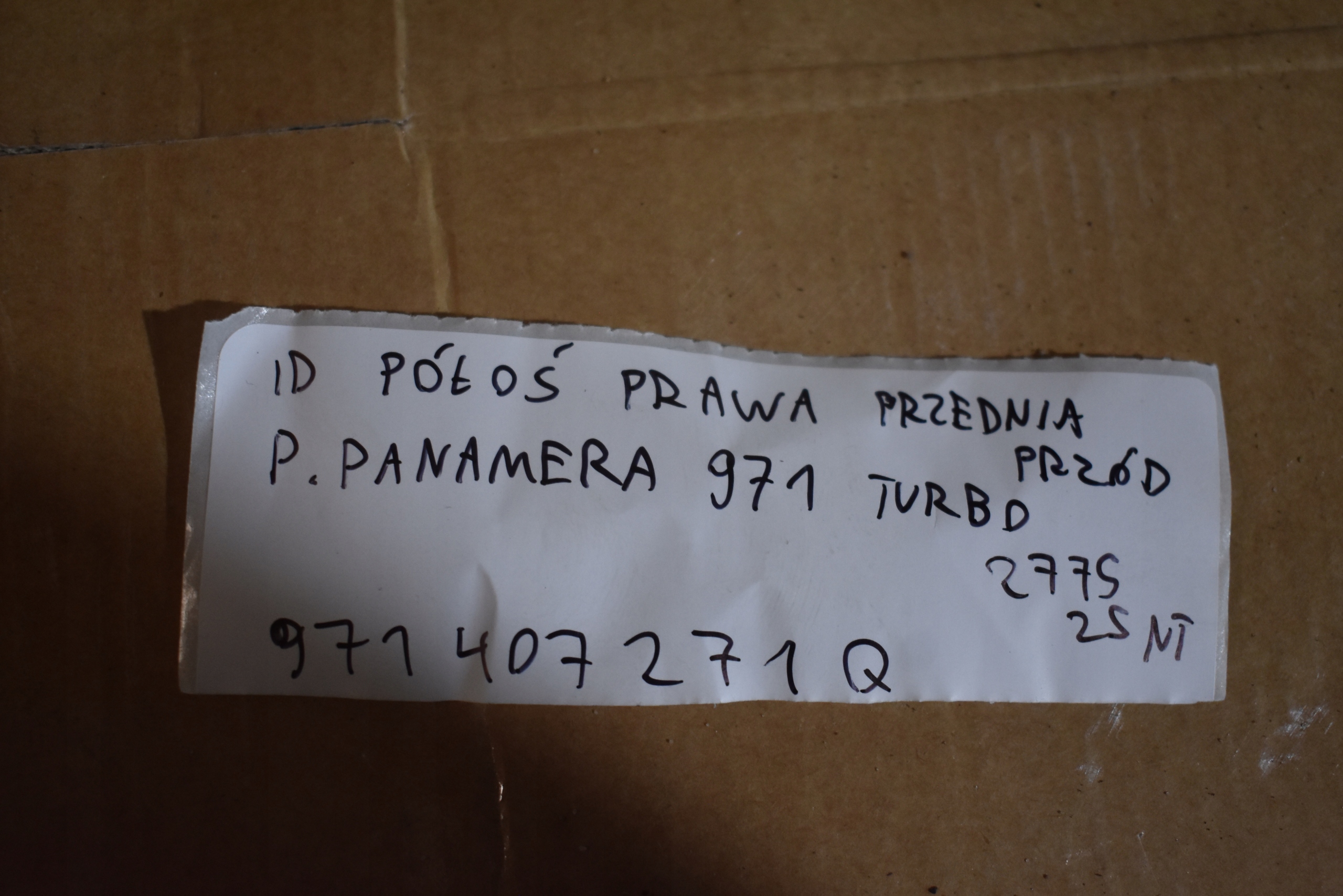IDEALNA semi-axis right front front PORSCHE PANAMERA 971 TURBO 1
