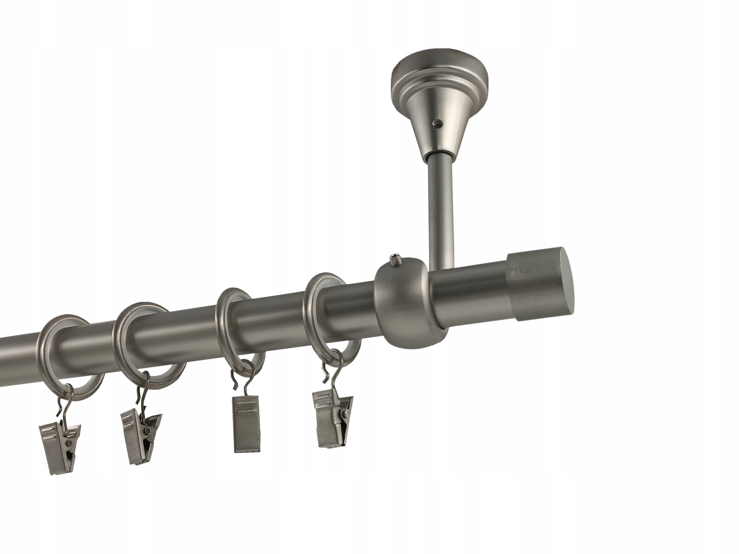 Garnýž Metal Strop 19mm MIX Koncovek Satén 240cm Smart galvanizovaný