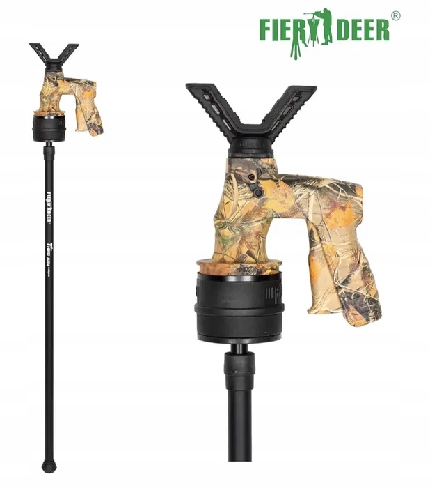 Pastorał myśliwski automatyczny FieryDeer Gen6 X67 monopod podpórka 181 cm