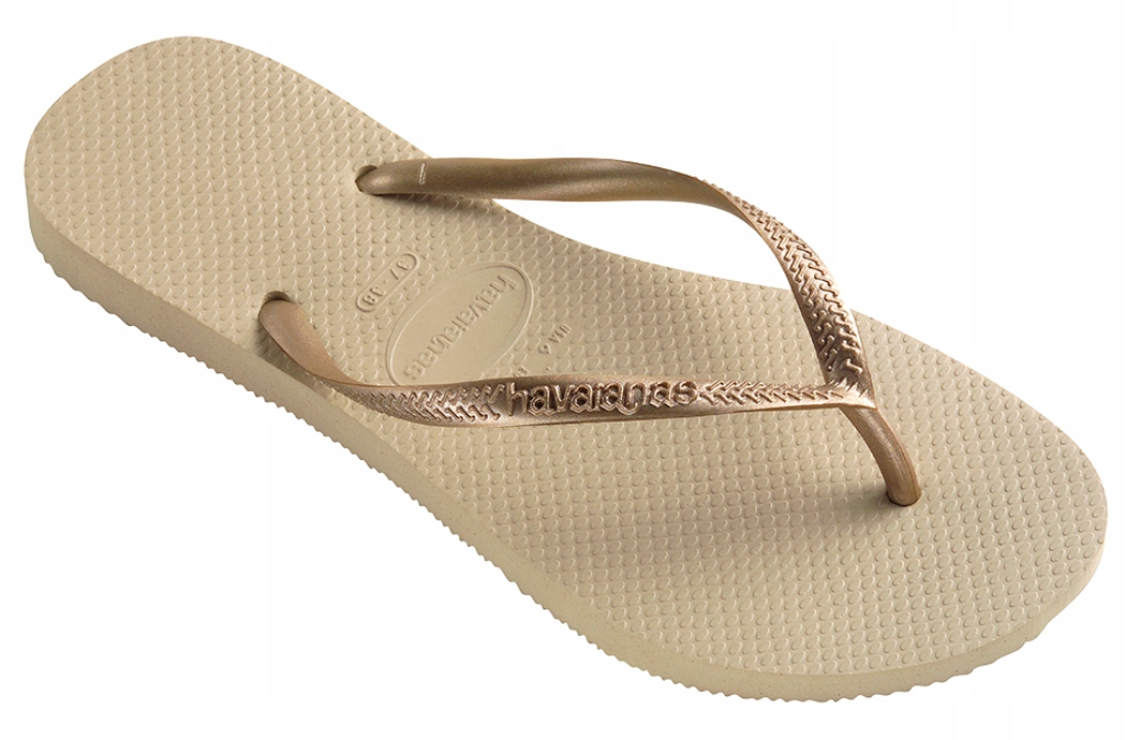 

Havaianas Slim sand/gold 39/40 Bra japonki klapki