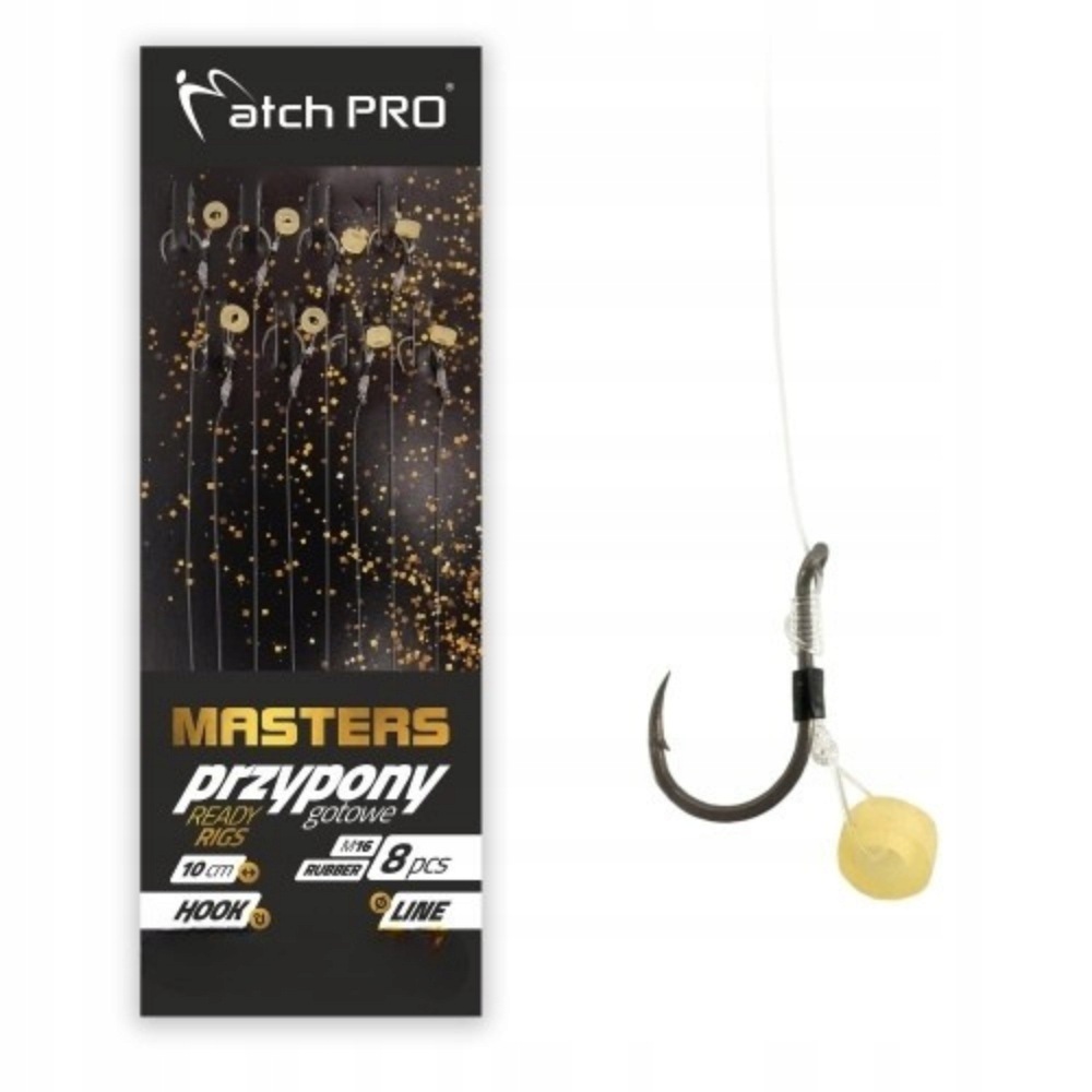 Przypony Mf Masters Rubber M19 Nr10/0,23 8szt Mpro