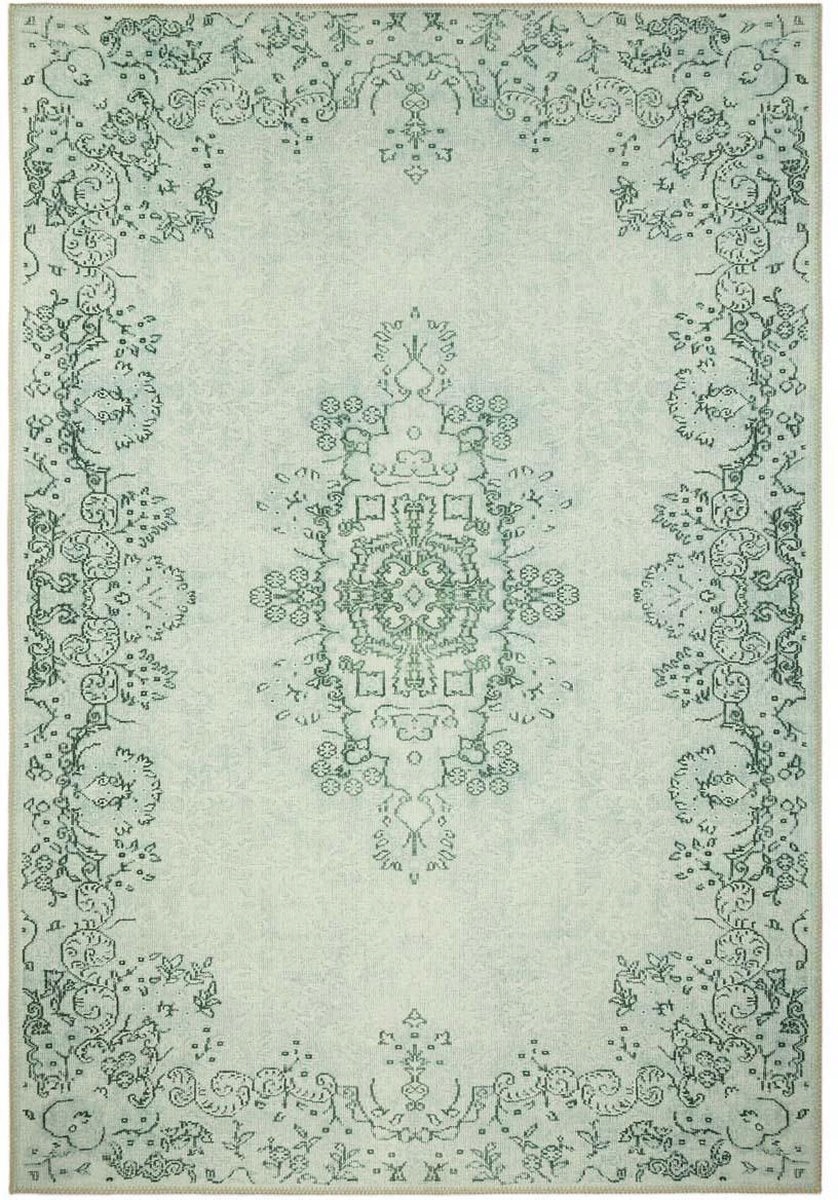 Zelený koberec do obývacího pokoje Vintage Rosa 160 x 230 cm