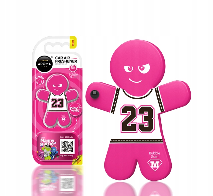 

Aroma Manny Polimerowy Zapach Do Auta Bubble Gum