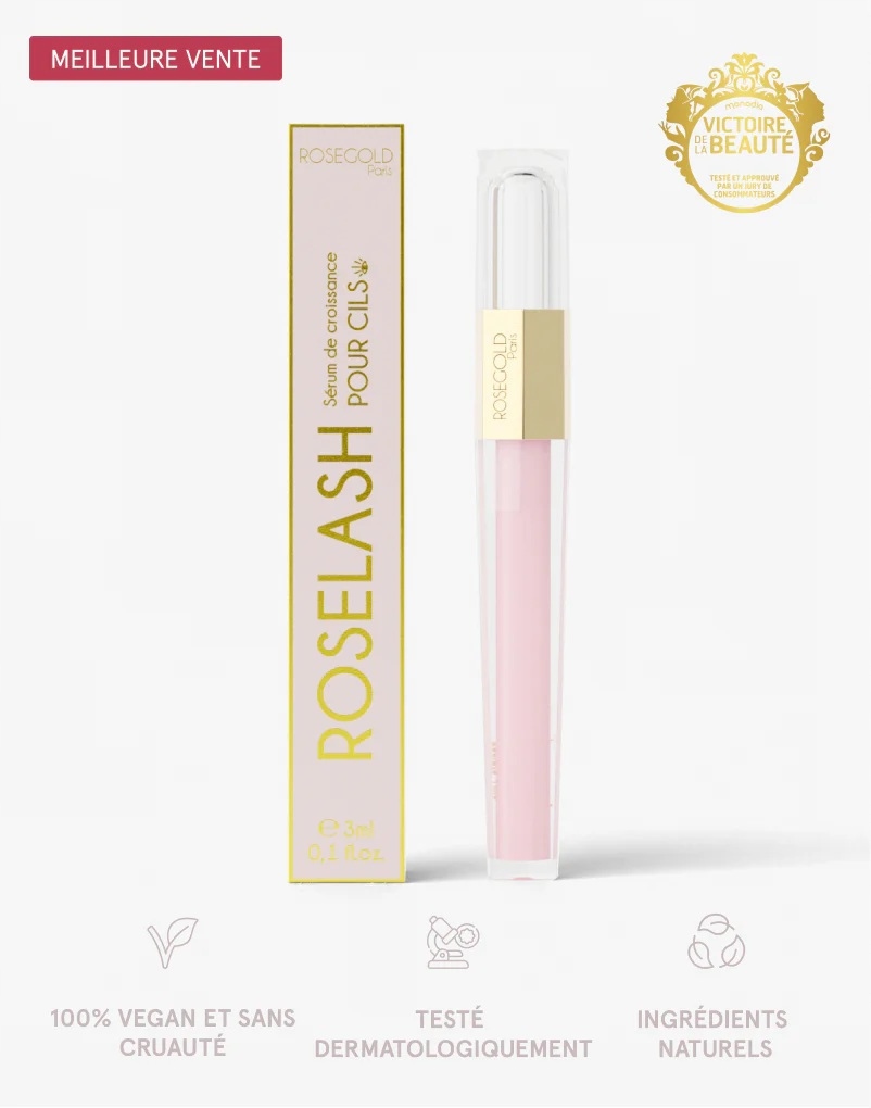 Sérum na řasy 3 ml Posilující veganské Roselash