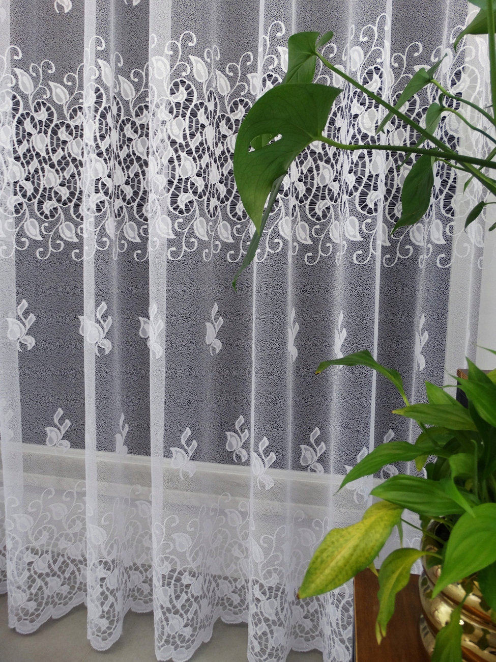 Mg Záclona 30404 Bílá 350x250 cm hotová obšitá Bt M