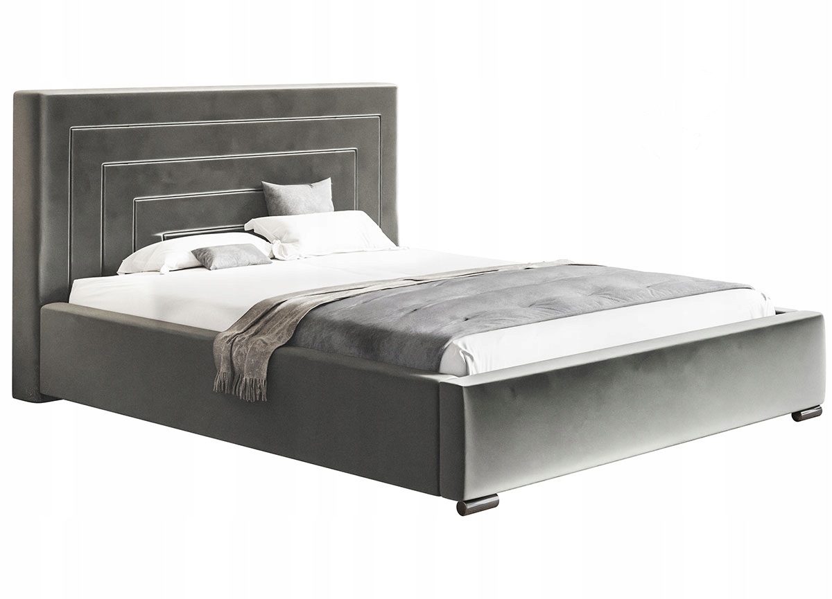 Łóżko tapicerowane 160x200 Royal 3 pojemnik stelaż