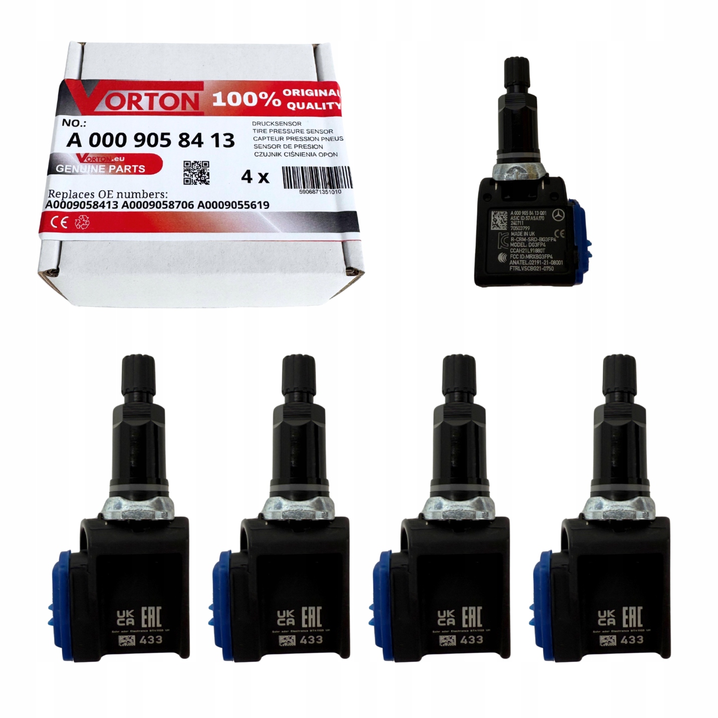 Snímače Tlaku V Pneumatikách Kolies Tpms Mercedes Amg Sl R232 Amg Gt C190 R190