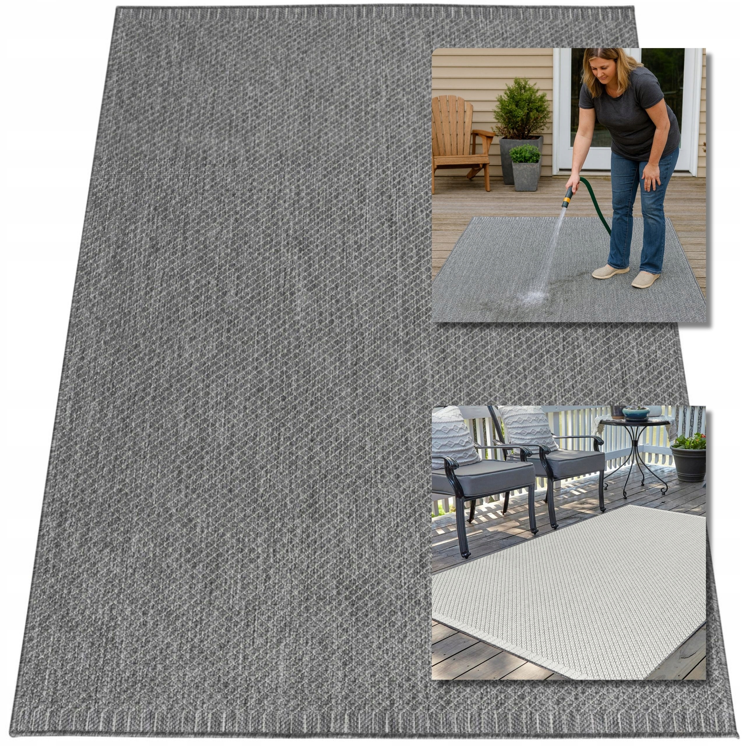 Koberec Oboustranný Na Terasu Terasový Boho Provázkový 140x200