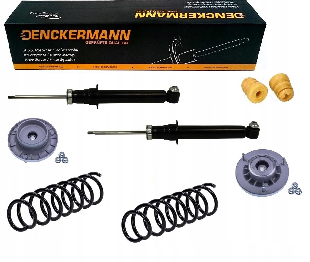 Tlumiče Upevnění Pružiny Krytu Bmw 5 F10 F18 Sedan 2010- Zadní Sada.