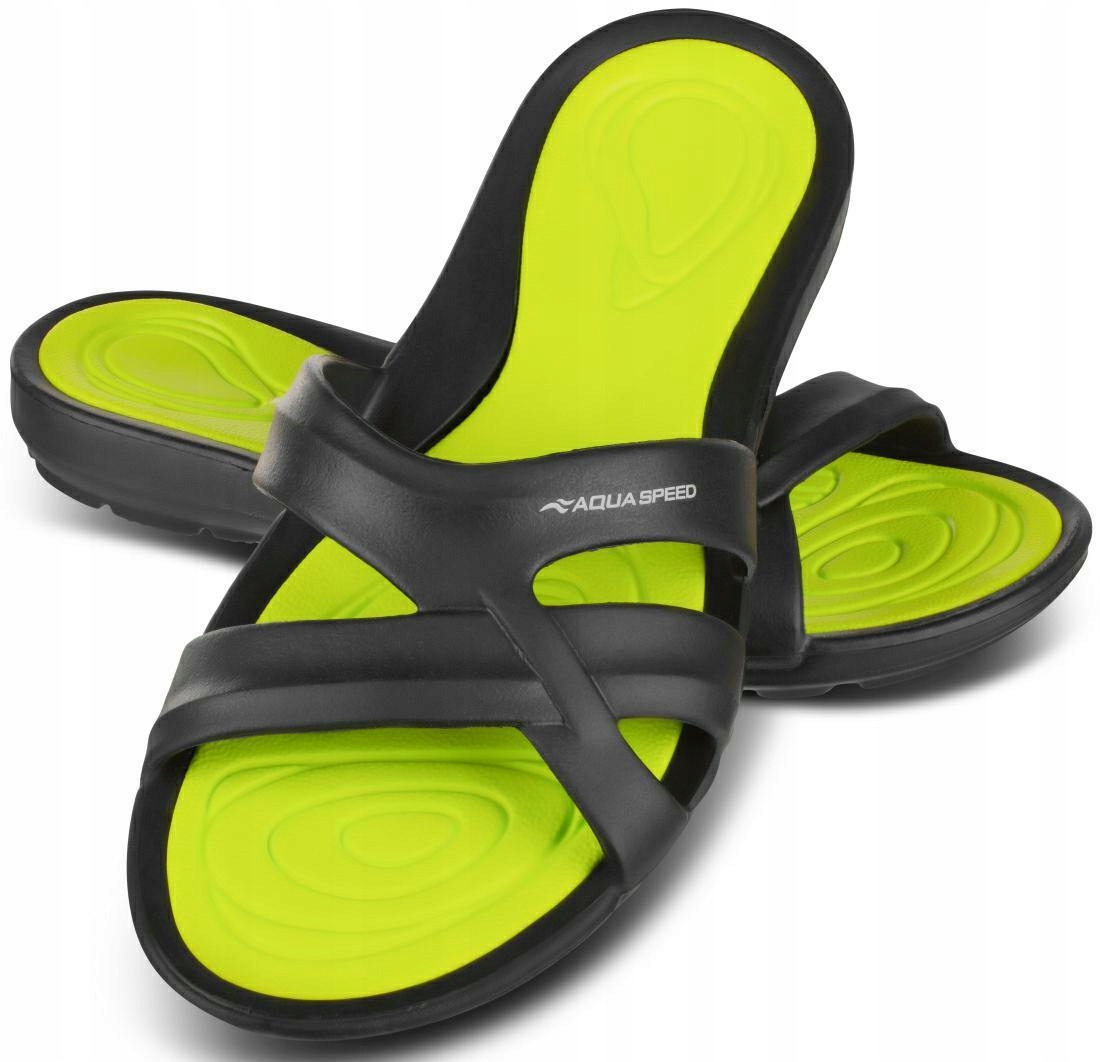 Klapki basenowe DAMSKIE NA BASEN PLAŻĘ PANAMA AQUA SPEED 39