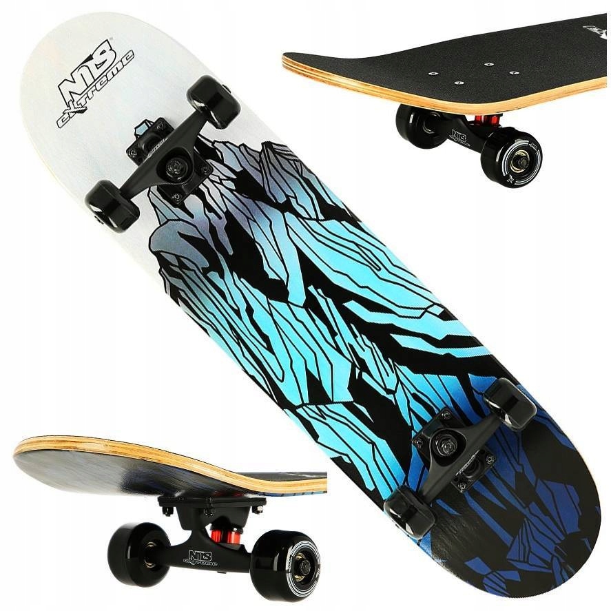 Deskorolka Klasyczna Drewniana Deska Dla Dziecka Skateboard Mountain Nils