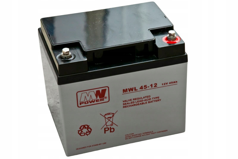 Mw Power Mwl 45-12 Akumulátor Agm Vrla 12V 45Ah