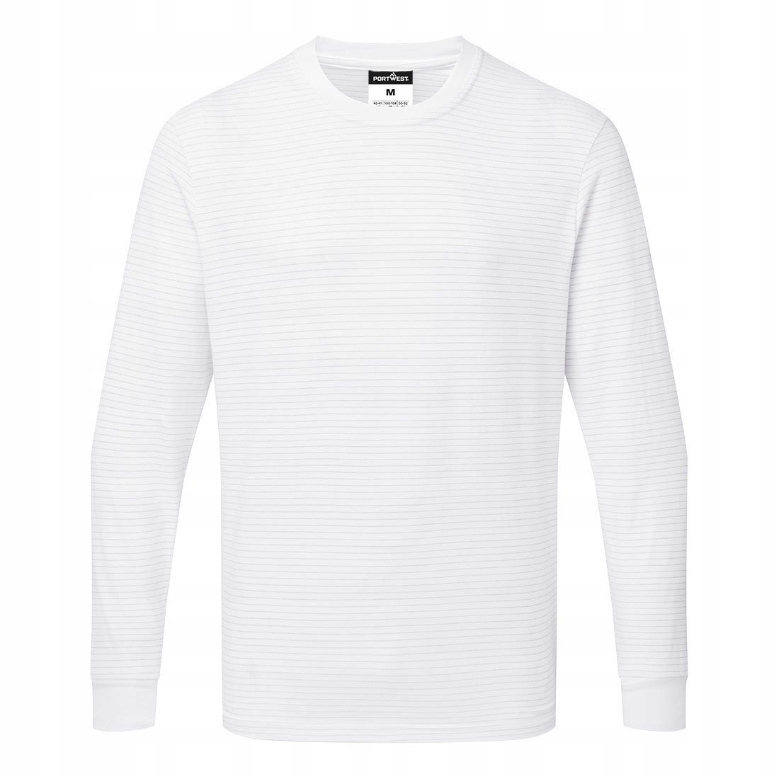 Esd antistatické tričko s dlouhým rukávem En 1149-5 vel. L Bílá R