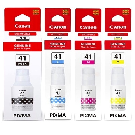 Tusze Canon GI-41 Pgbk GI-41C GI-41M GI-41Y Pixma G1430 G2470 G3430 G3470