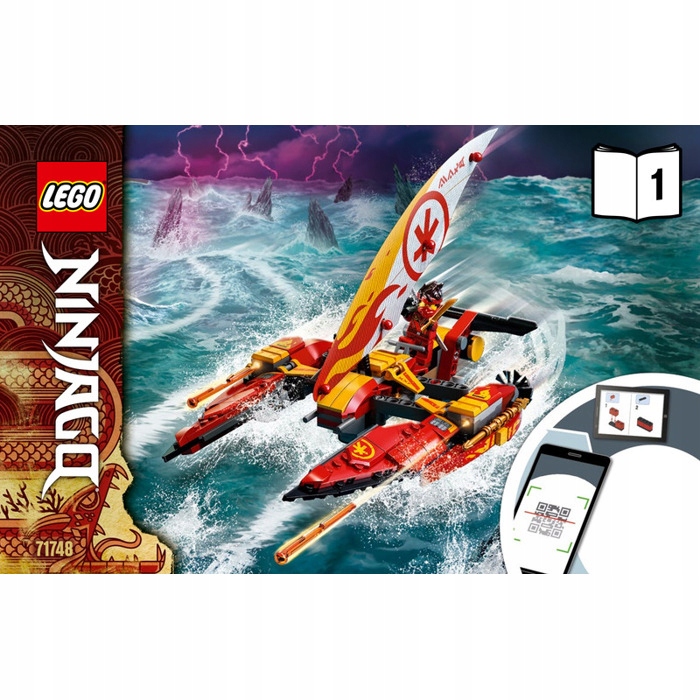 Lego Instrukcja Catamaran Sea Battle 71748 • Cena, Opinie