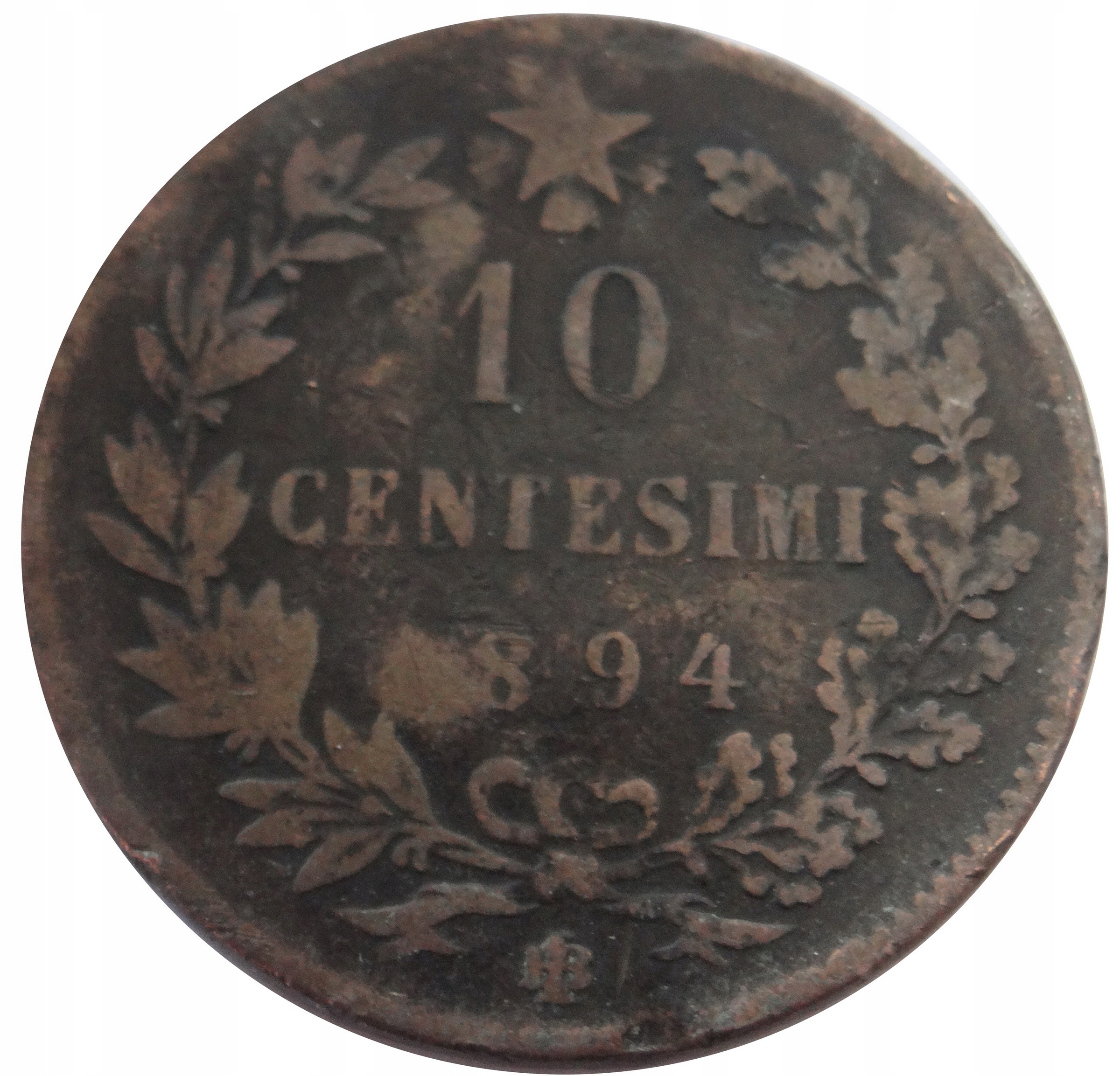 [10788] Włochy 10 centesimi 1894
