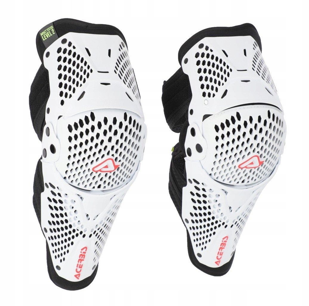 Acerbis K035 White chrániče kolien chrániče na kolená biele chrániče kolien