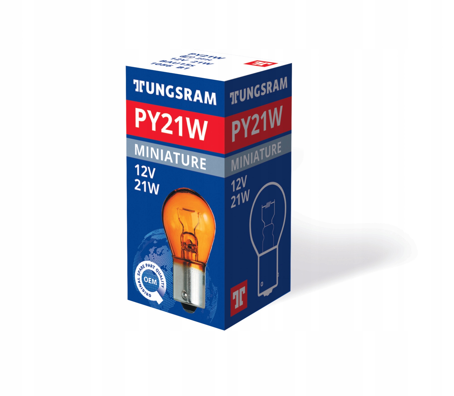 

1x PY21W BAU15s Tungsram 12V Zapasowe Warsztat