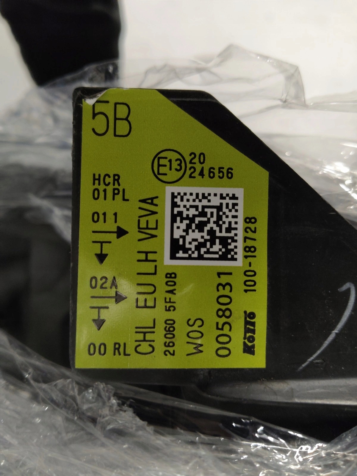 light left Nissan Micra V 5 K14 normal + Led black 100-18728