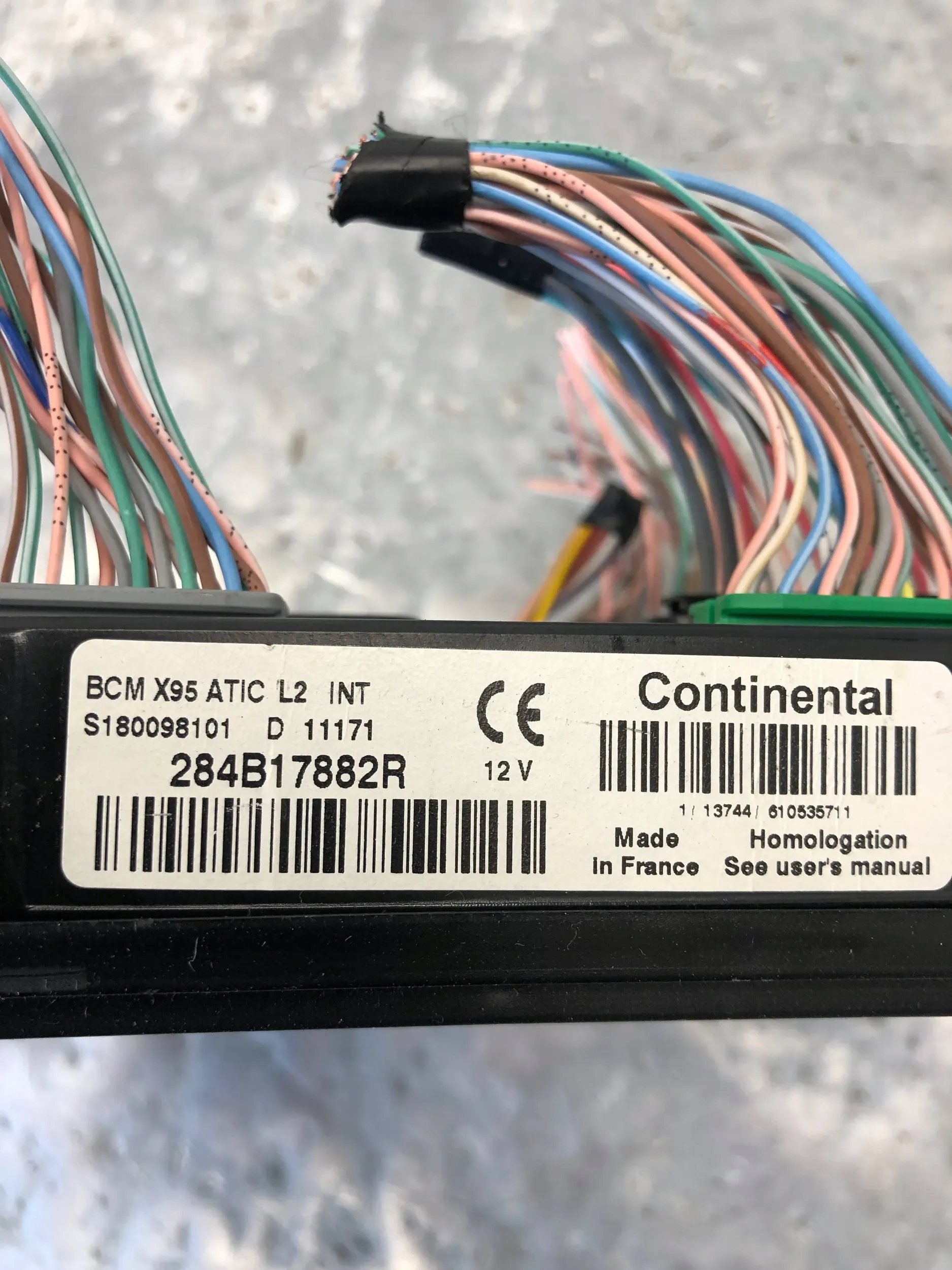 module BCM RENAULT SCENIC III 284B17882R