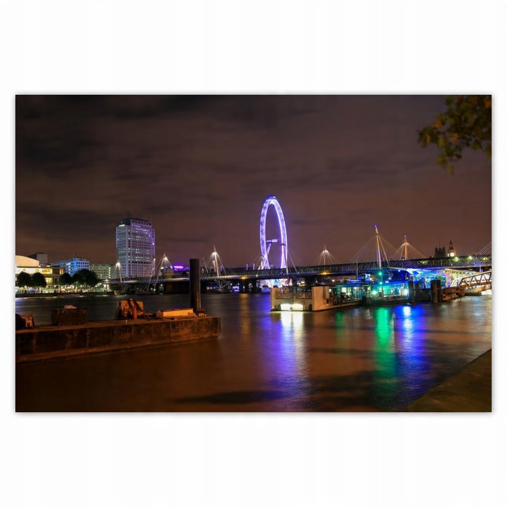 

Plakaty 60x40 Fioletowy London Eye