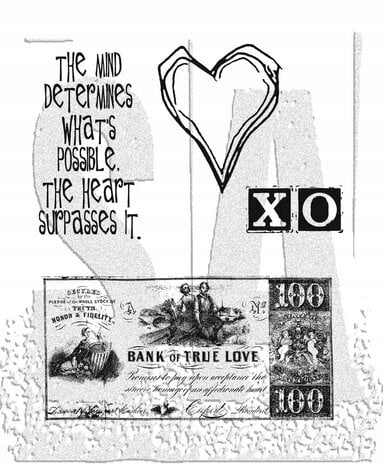 Tim Holtz From The Heart Stamps (CMS006)