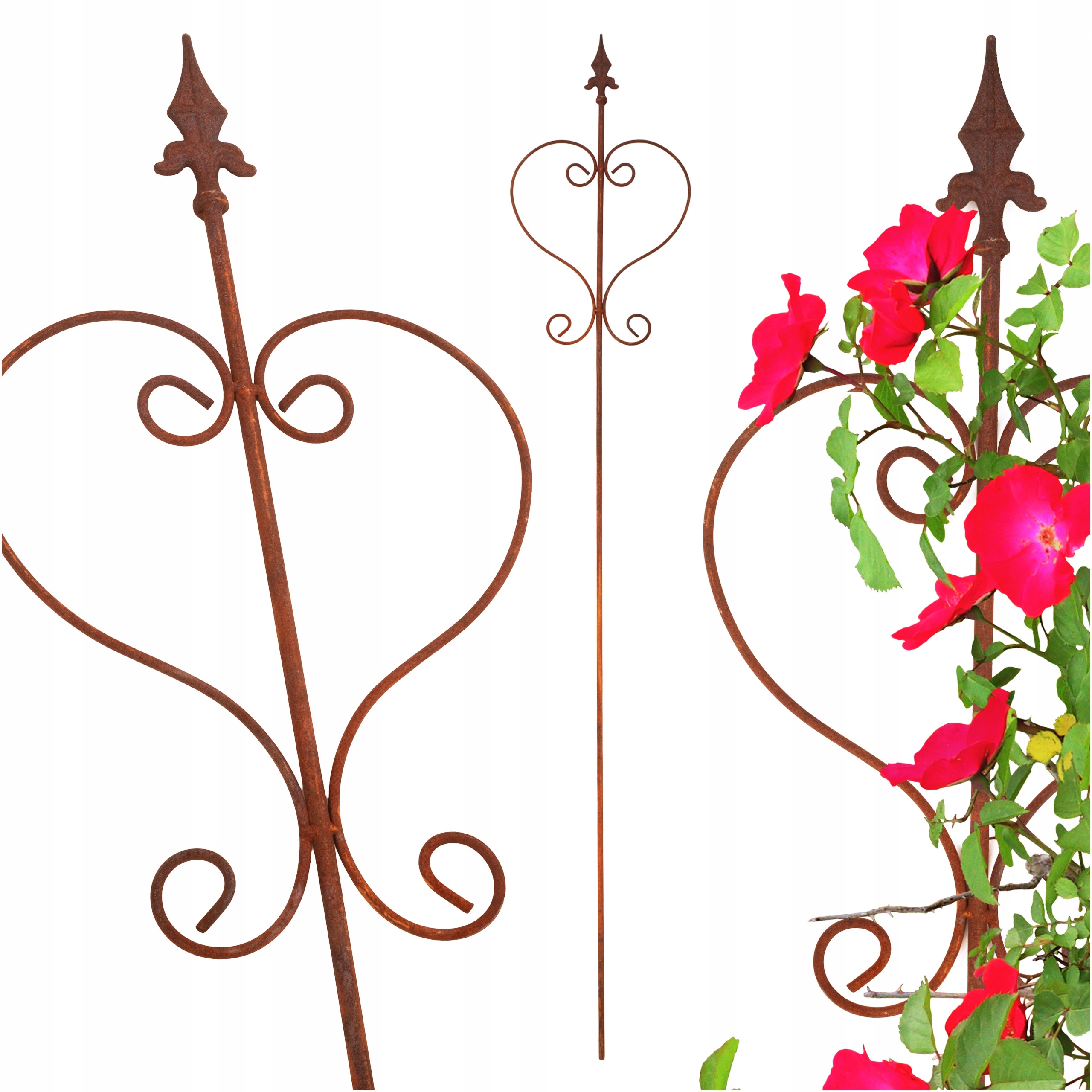 Zahradní Pergola Terasová Kovová Na Keře Růží Pivoňka 150 CM