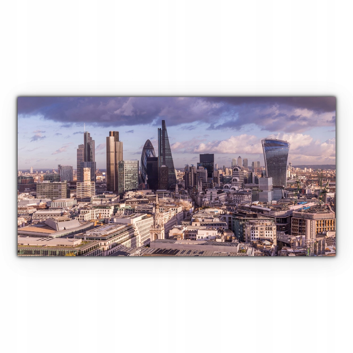 

Obraz płótno canvas 120x60 Miasto Chmury Krajobraz