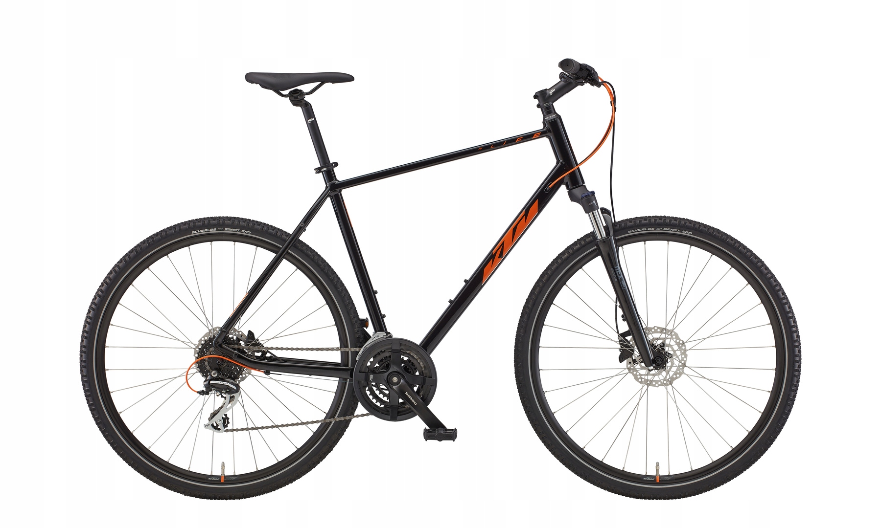 Ktm X-life Track rama 51 cm koło 28 " Black(grey+ orange)