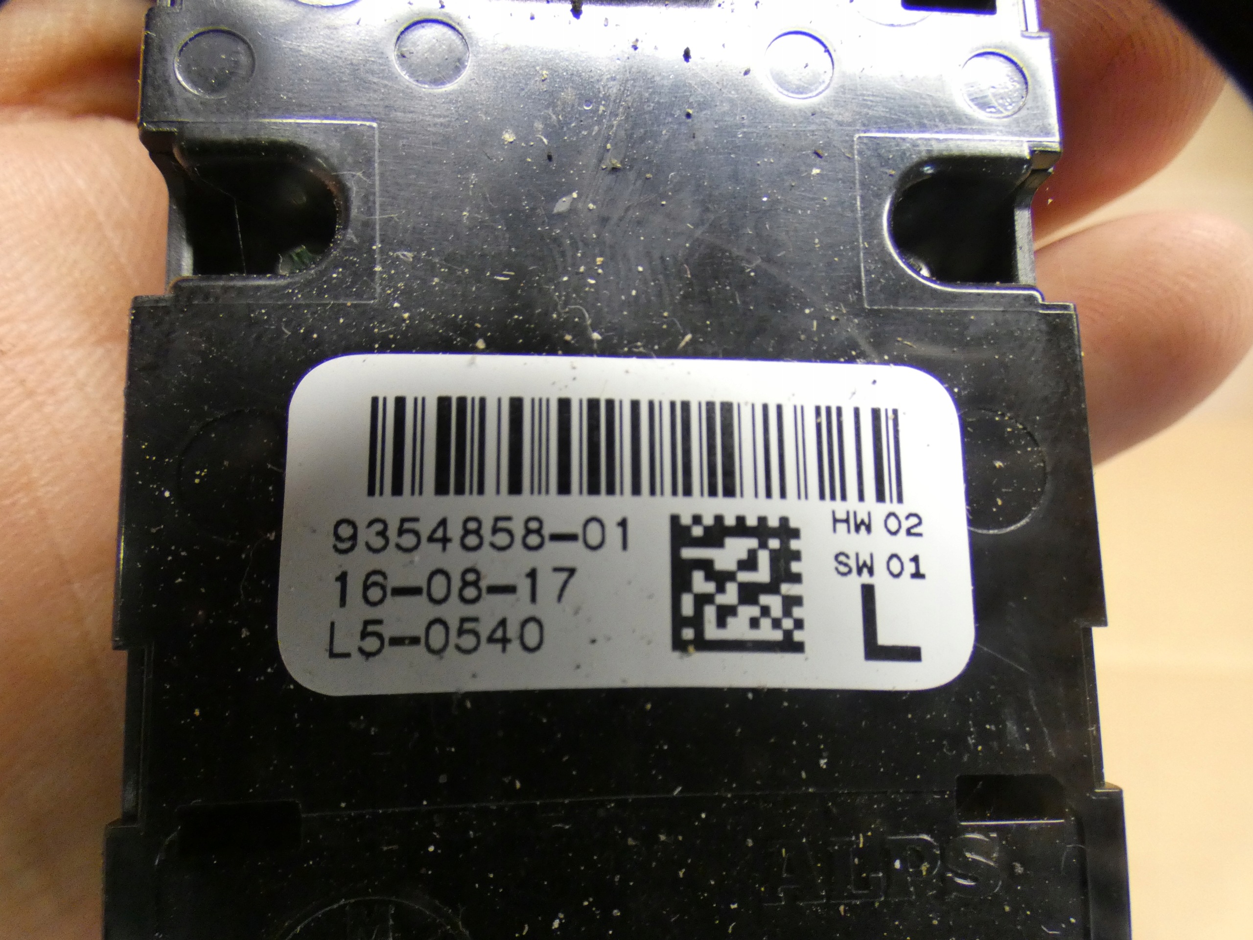 MINI F55 F56 PANEL window control switch driver´s 9354858