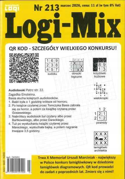 LOGI-MIX nr 213 - 3/2026 - ŁAMIGŁÓWKI LOGICZNE