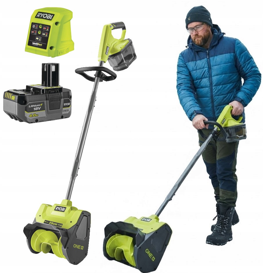 Akumulátorová snehová fréza s nabíjačkou 4 Ah RY18ST25A One+ Ryobi