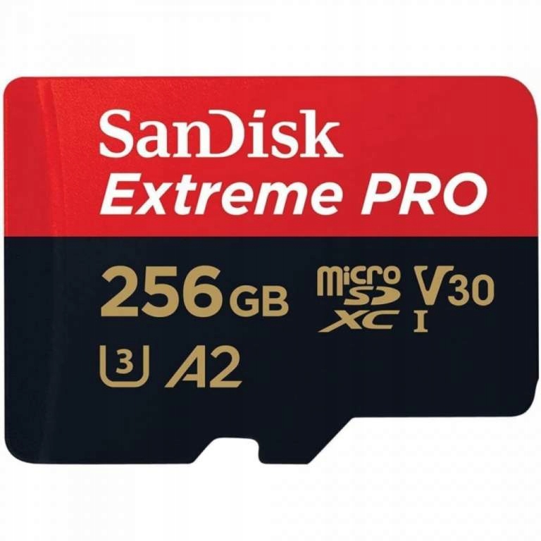 Karta pamięci Sandisk microSDXC 256GB Extreme Pro Kod producenta SDSQXCD-256G-GN6MA